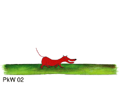 Postkarte PkW02 - Der Wurstkuchlhund